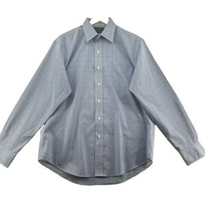 Ralph Lauren Sz 19 36/37 Green  Label Stretch Fabric Tall Fit Button Shirt OKEO